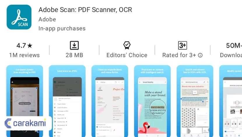 Aplikasi Scanner Android Terbaik adobe scan