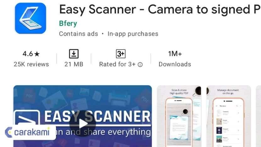 Aplikasi Scanner Android Terbaik easy scan