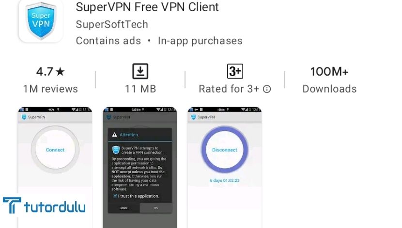 Aplikasi VPN Gratis Terbaik supervpn
