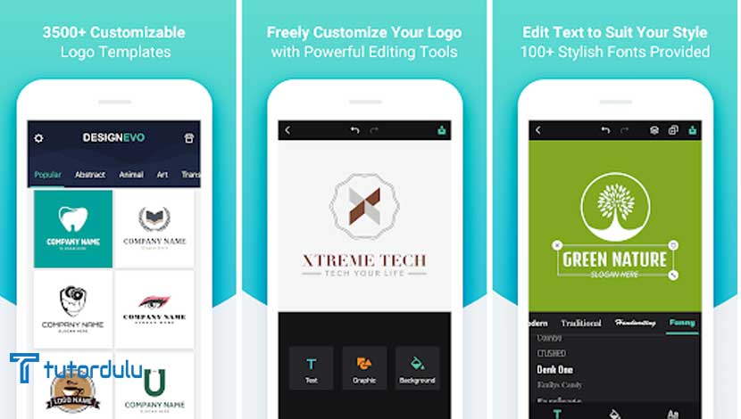 aplikasi pembuat logo Android, iOS, dan PC