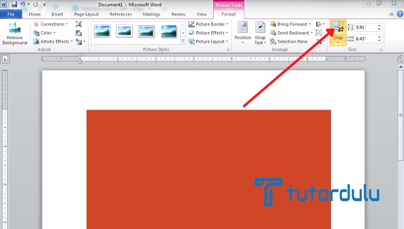 Tutorial 4 Cara Memotong Gambar Microsoft Word