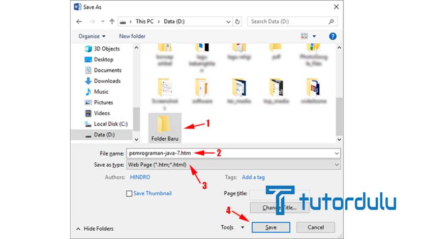 Cara Menyimpan Sekaligus Semua Gambar Dokumen Microsoft Word Ke Sebuah Folder
