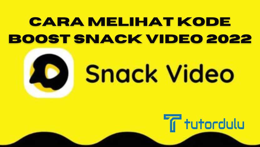 Cara Melihat Kode Boost Snack Video 2022